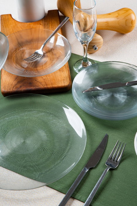 Hermia Set de Servir Pasteles Ophio 7 de Vidrio Transparente Hermia Set de Servir Pasteles Ophio 7 de Vidrio Transparente